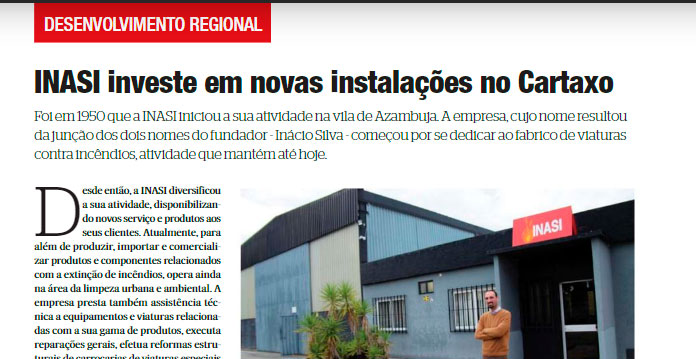  INASI investe em novas instalações no Cartaxo